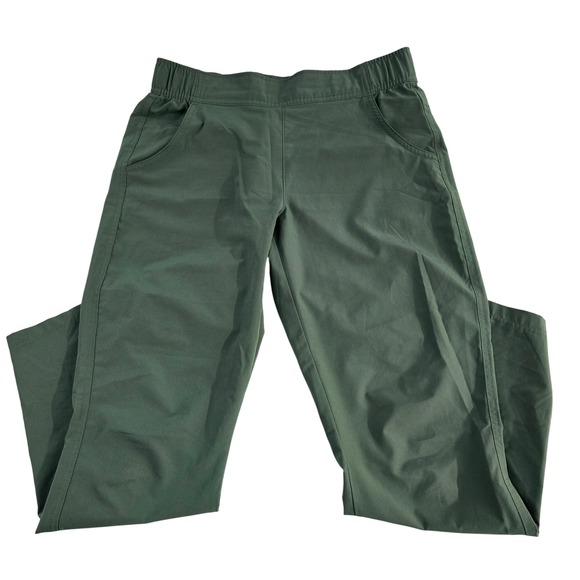 Eddie Bauer Pants - Eddie Bauer Womens Traveler Pant‎ Green Elastic Waist Pockets Size S